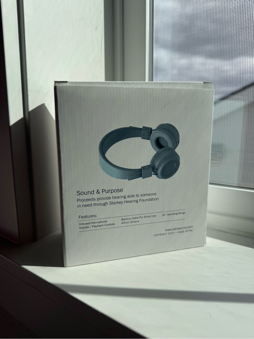 LSTN Jilly Box Sky Blue Bardot Wireless Headphones - Picture 3 of 4